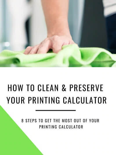 How to Clean and Preserve Your Monroe Printing Calculator