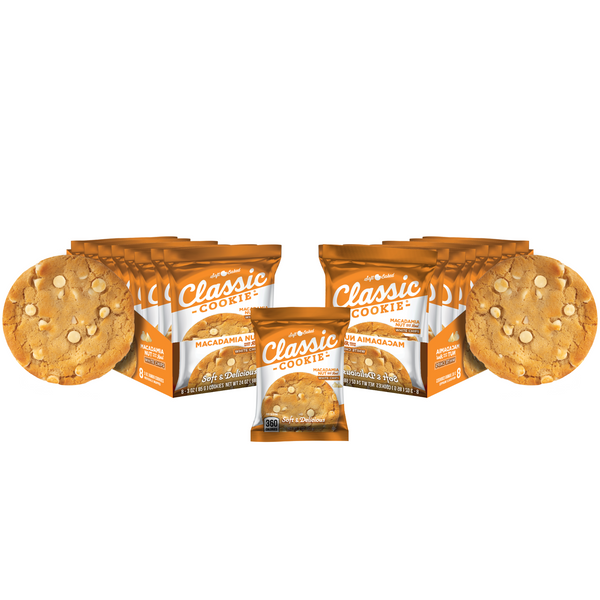 Classic Cookie Soft Baked Macadamia Nut Cookies made with Hershey's® White Chocolate Chips, 2 Boxes, 16 Individually Wrapped Cookies