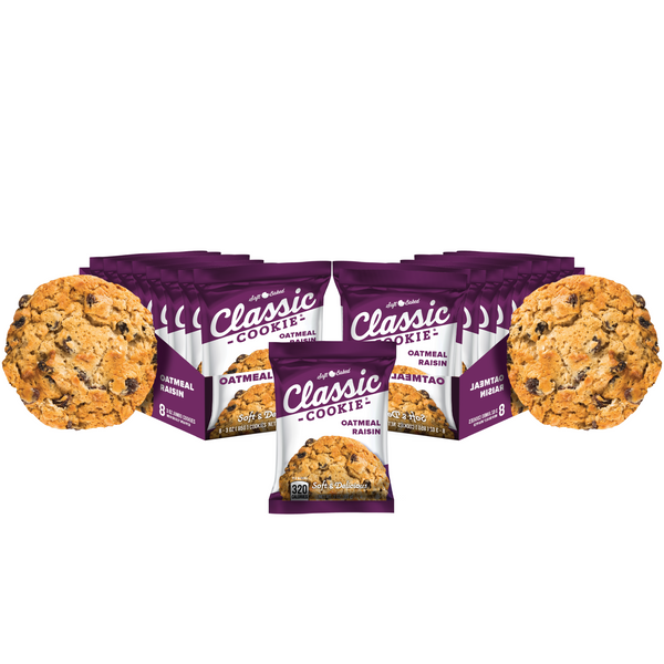 Classic Cookie Soft Baked Oatmeal Raisin Cookies, 2 Boxes, 16 Individually Wrapped Cookies