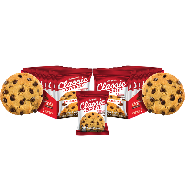 Classic Cookie Soft Baked Chocolate Chip Cookies made with Mini Chocolates, 2 Boxes, 16 Individually Wrapped Cookies