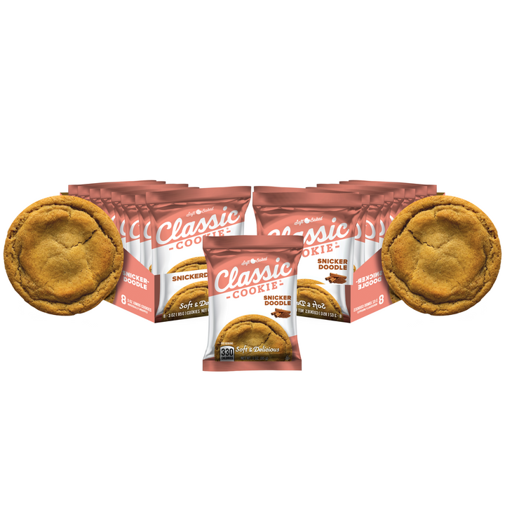 Classic Cookie Soft Baked Snickerdoodle Cookies, 2 Boxes, 16 Individually Wrapped Cookies