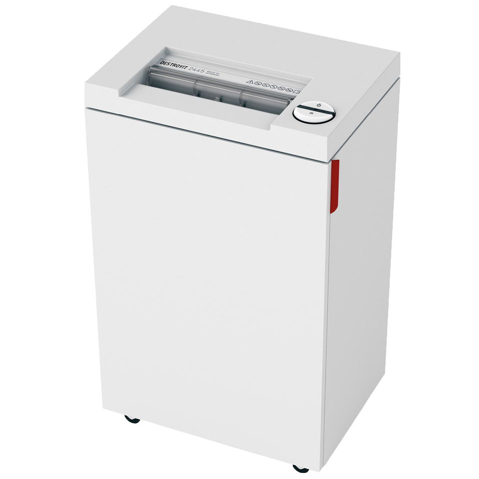 MBM Destroyit 2445CC P-5 Cross-Cut Deskside Shredder (DSH0066) (Front View)