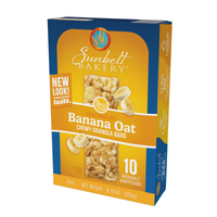 Sunbelt Bakery Banana Oat Chewy Granola Bars (Left View)