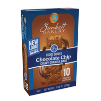 Sunbelt Bakery Fudge Dipped Chocolate Chip Chewy Granola Bars
