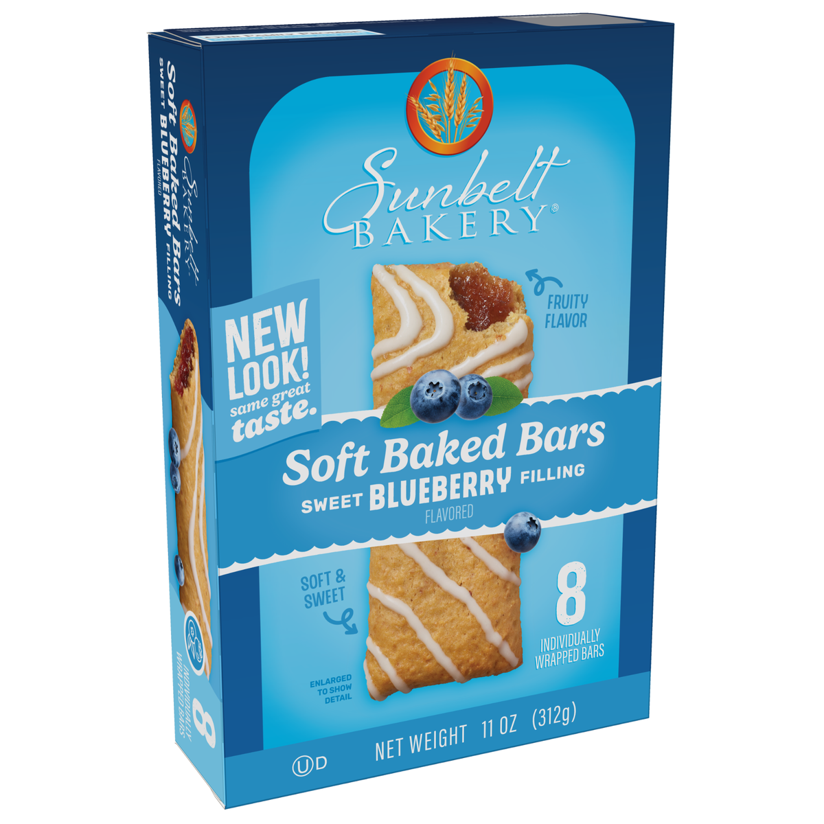 Sunbelt Bakery Blueberry Fruit & Grain Bars (Right Side)