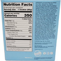 Classic Cookie Soft Baked Cookies n' Crème Cookies made with Premier White Creme Chips, 2 Boxes, 16 Individually Wrapped Cookies Nutritional Information