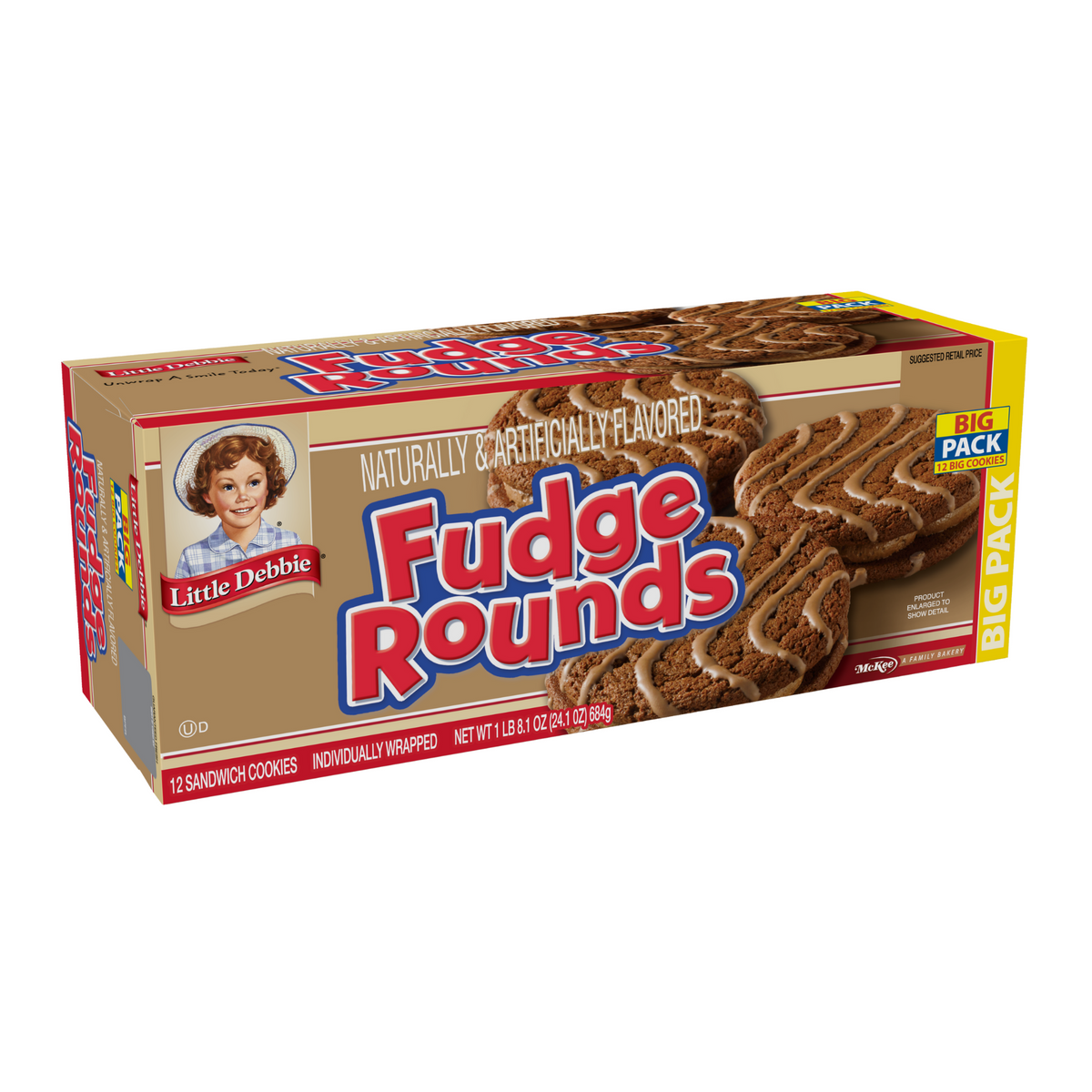 Little Debbie Fudge Rounds Big Pack (Right)