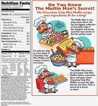 Little Debbie Chocolate Chip Mini Muffins Nutrition Facts
