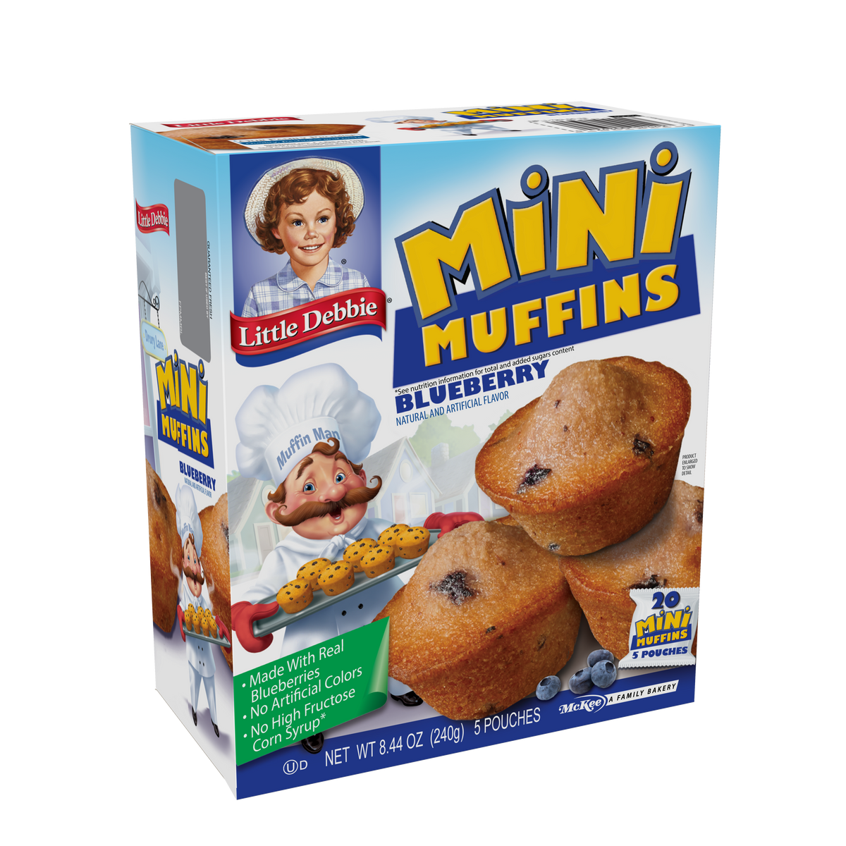 Little Debbie Blueberry Mini Muffins (Right)