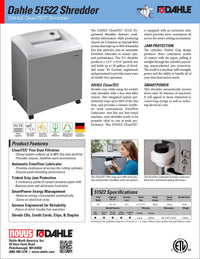 Dahle 909 HS Industrial Shredder (DH909 HS)