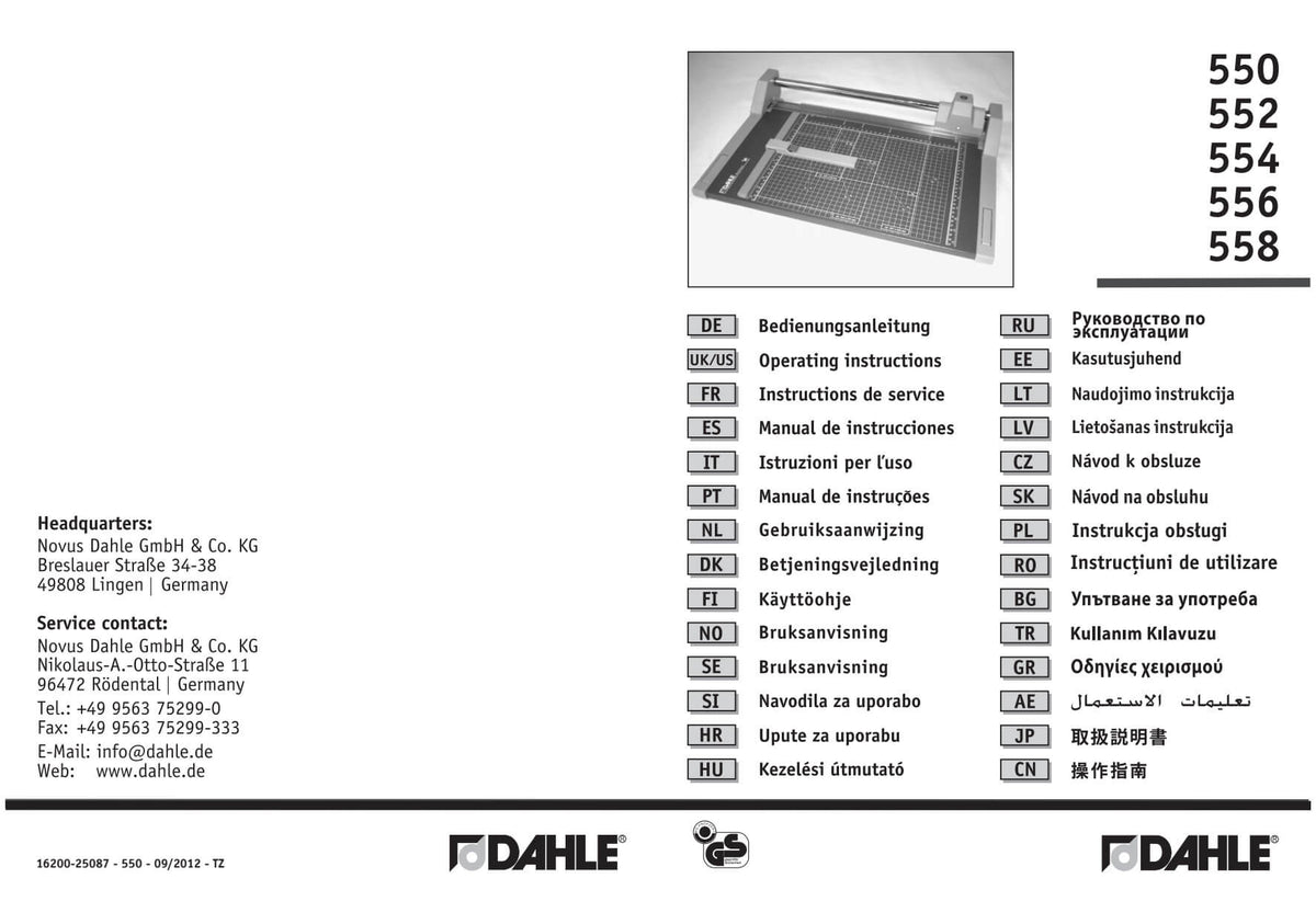 Dahle 552 Professional Rolling Trimmer