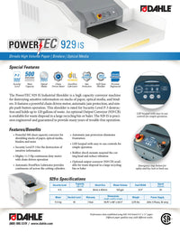 Dahle 929 IS Conveyor Shredder (DH929 IS)