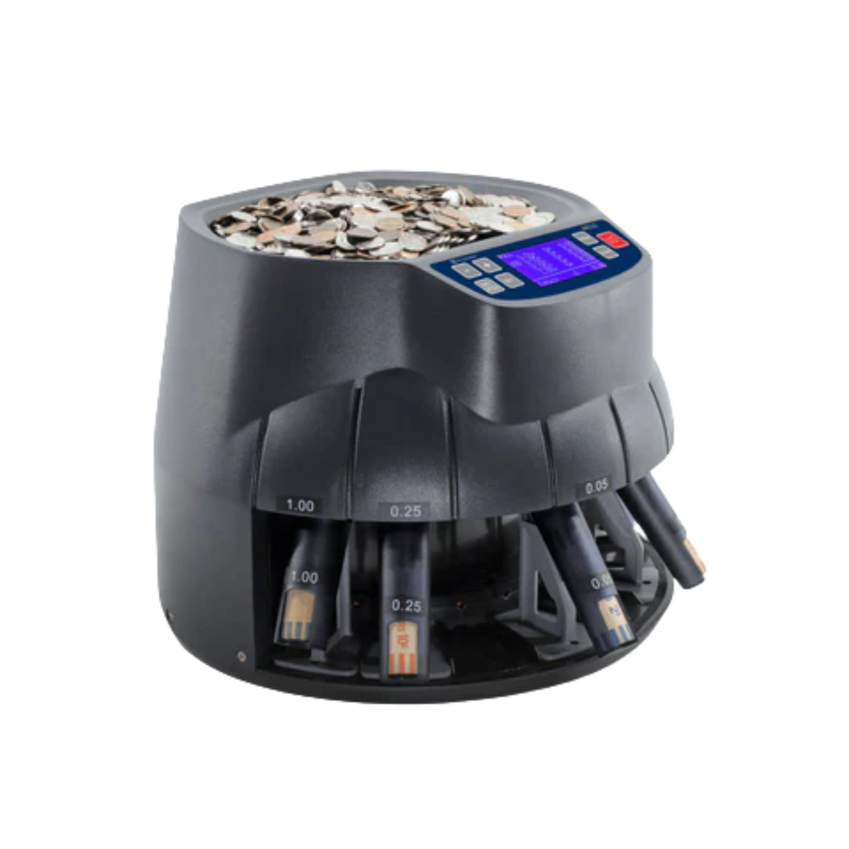 AccuBANKER AB510 Sort & Wrap Coin Counter (Right Side)