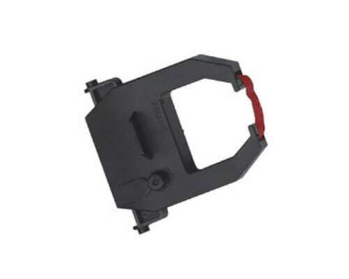 This is a red replacement ribbon for the Amano Pix 10 and Pix 21 Time Clock and works in the Amano Time Stamp PIX-200