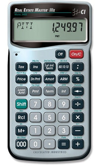 Front face of Calculated Industries Real Estate Master IIIx Calculator