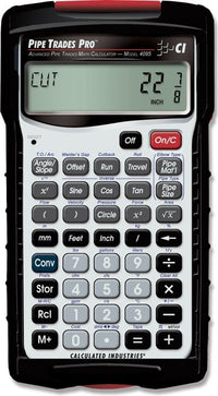 Front face of Calculated Industries Pipe Trades Pro calculator