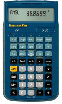Front face of Calculated Industries Tradesman Calc