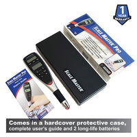 Comes in a hardcover protective case, complete user's guide and two long-life batteries