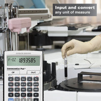 Input and convert any unit of measure