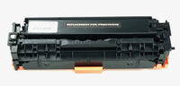 This is the front view of the Canon 118 black replacement laserjet toner cartridge by NXT Premium toner