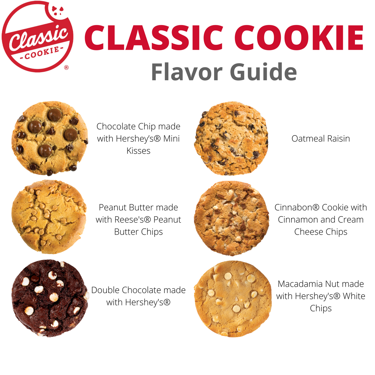 Classic Cookie Soft Baked Variety Pack, 48 Individually Wrapped Cookies, 3 oz Per Cookie
