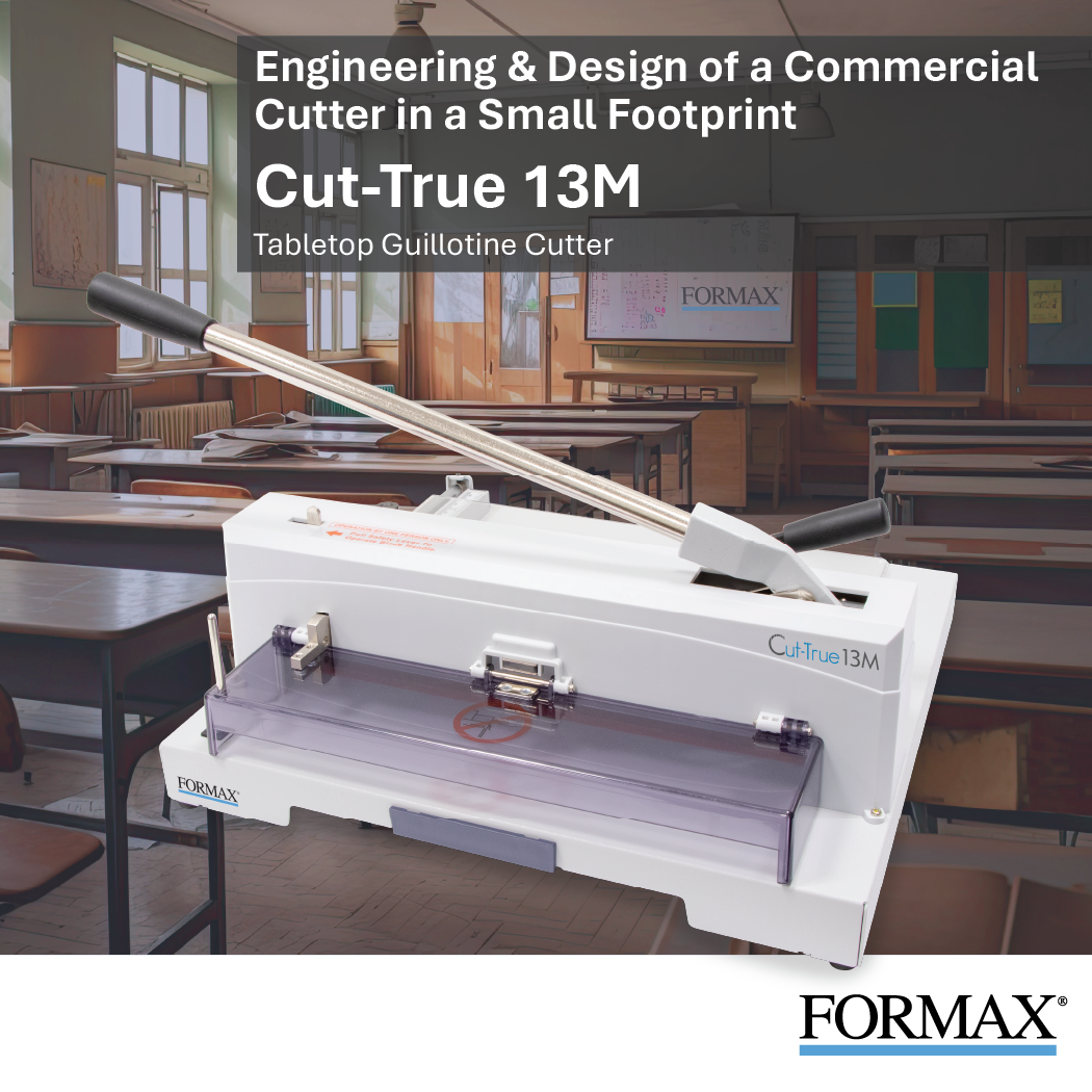 Formax Cut-True 13M Tabletop Manual Guillotine Cutter