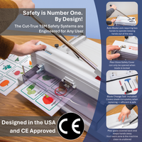 Formax Cut-True 13M Tabletop Manual Guillotine Cutter