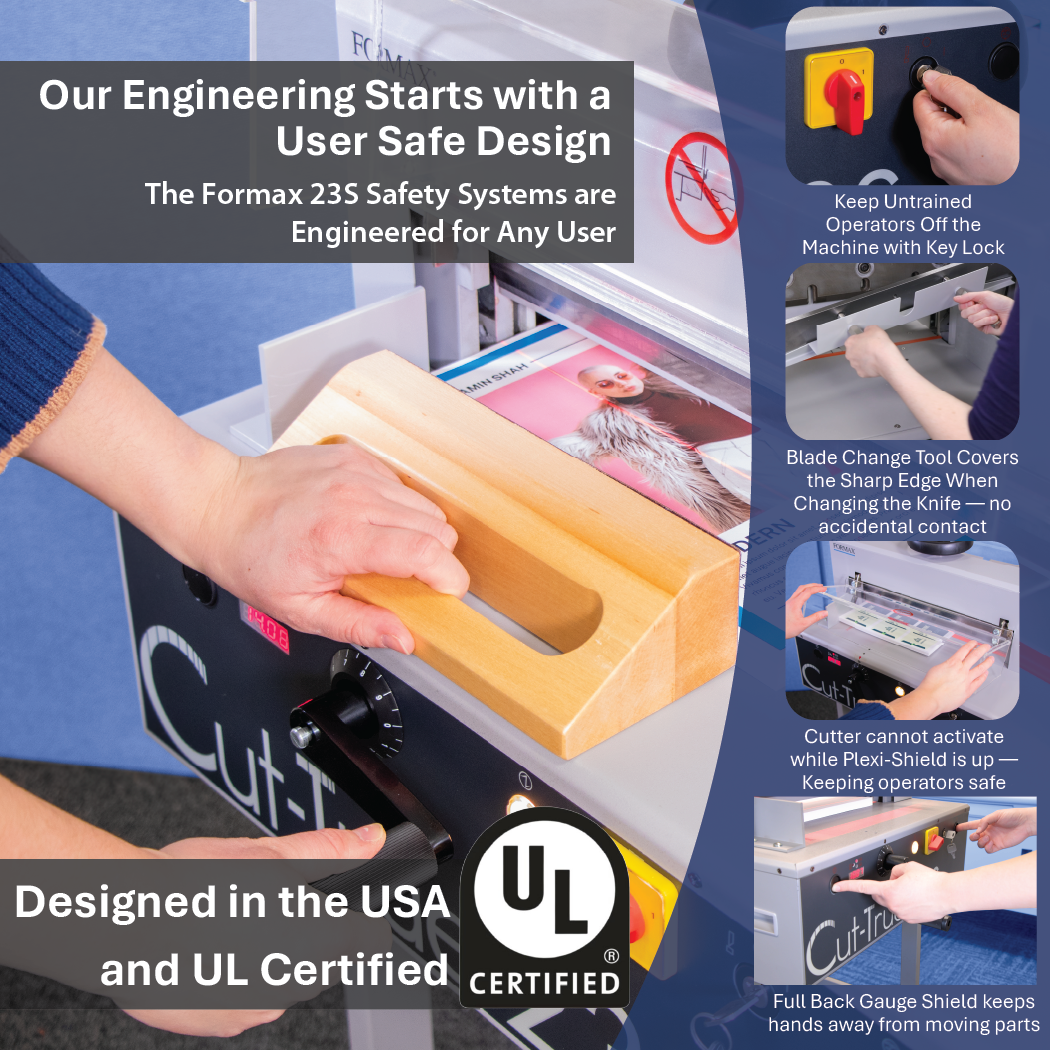 Formax Cut-True 23S Semi-Automatic Guillotine Cutter