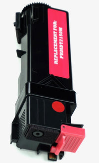 This is the second back view of the Dell 8WNV5 magenta replacement laserjet toner cartridge by NXT Premium toner