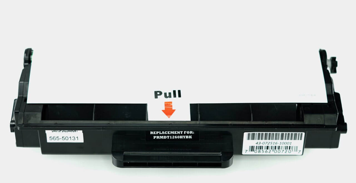 This is the front view of the Dell B1265DNW replacement laserjet toner cartridge by NXT Premium toner