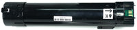 This is the back view of the Dell N848N black replacement laserjet toner cartridge by NXT Premium toner