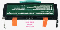 This is the back view of the Dell NF555 black replacement laserjet toner cartridge by NXT Premium toner