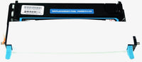 This is the front view of the Dell PF029 cyan replacement laserjet toner cartridge by NXT Premium toner