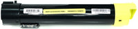 This is the front view of the Dell T222N yellow replacement laserjet toner cartridge by NXT Premium toner