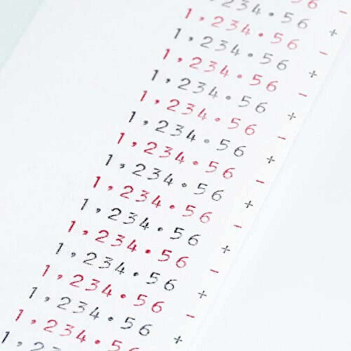 Print color output for TWO-SPOOL UNIVERSAL PRINTING CALCULATOR RIBBONS