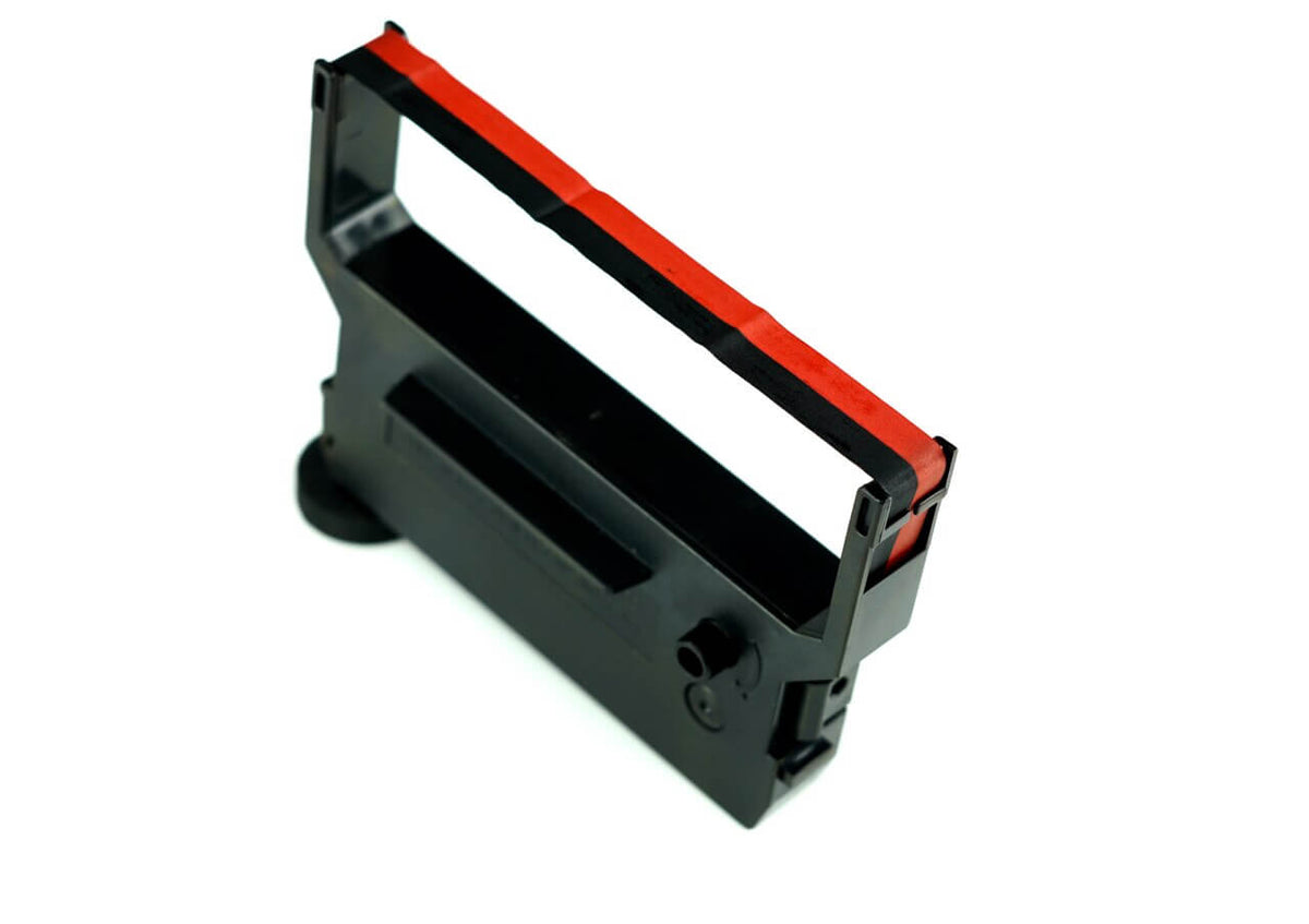 Side view of GRC E248 CITIZEN IR-61RB BLACK AND RED RIBBON