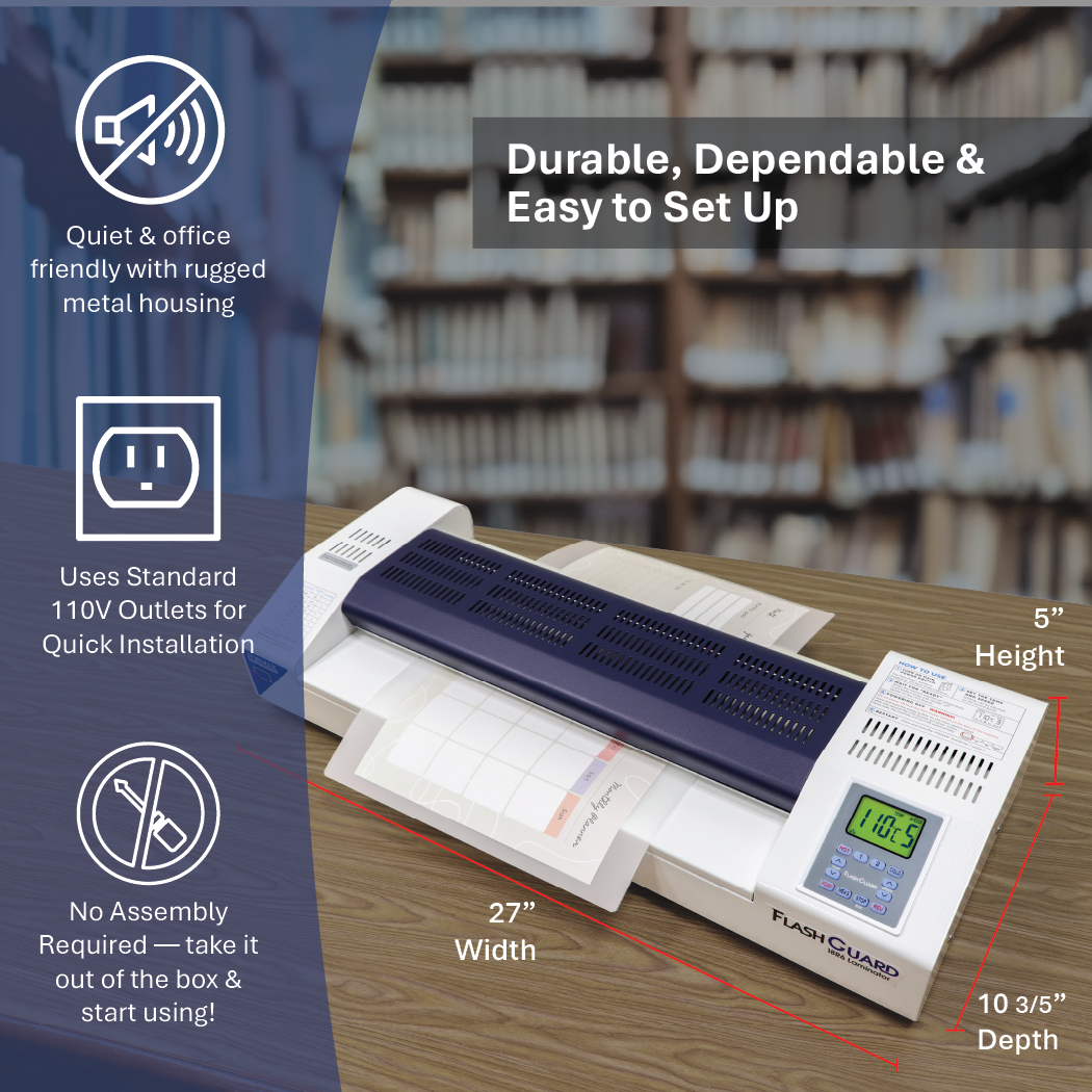 Formax FlashGuard 18R6 Laminator (Features)