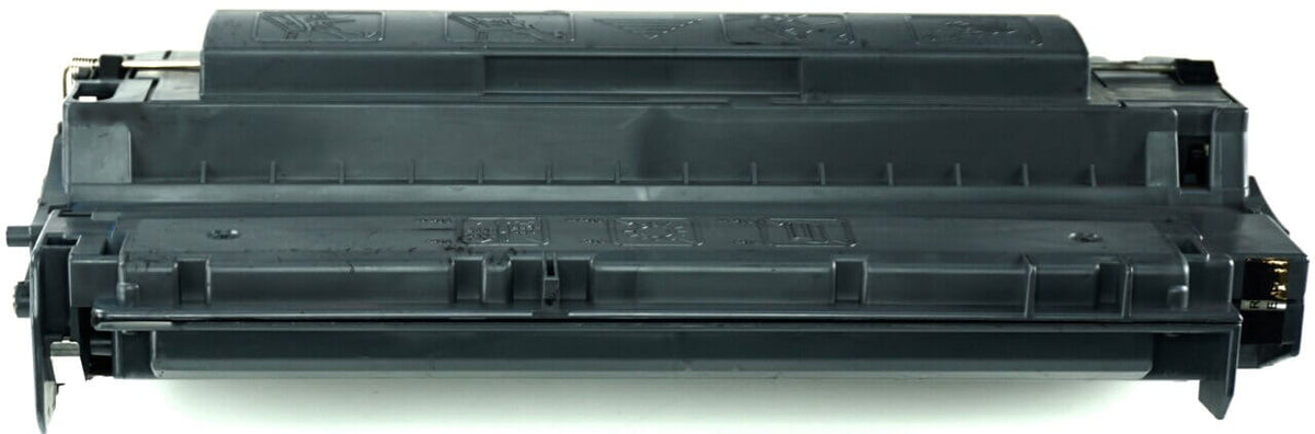 This is the back view of the Hewlett Packard 03A black replacement laserjet toner cartridge by NXT Premium toner