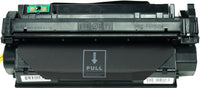 This is the front view of the Hewlett Packard 13A black replacement laserjet toner cartridge by NXT Premium toner