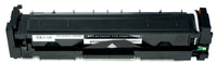 This is the front view of the Hewlett Packard 201X black replacement laserjet toner cartridge by NXT Premium toner