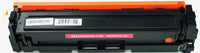 This is the front view of the Hewlett Packard 410A magenta replacement laserjet toner cartridge by NXT Premium toner