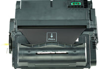 This is the front view of the Hewlett Packard 45A black replacement laserjet toner cartridge by NXT Premium toner
