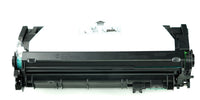 This is a picture of the front view of the Hewlett Packard 49A replacement laserjet toner cartridge by NXT Premium toner. It is covered by the instructions that teach you how to insert the toner into the printer.