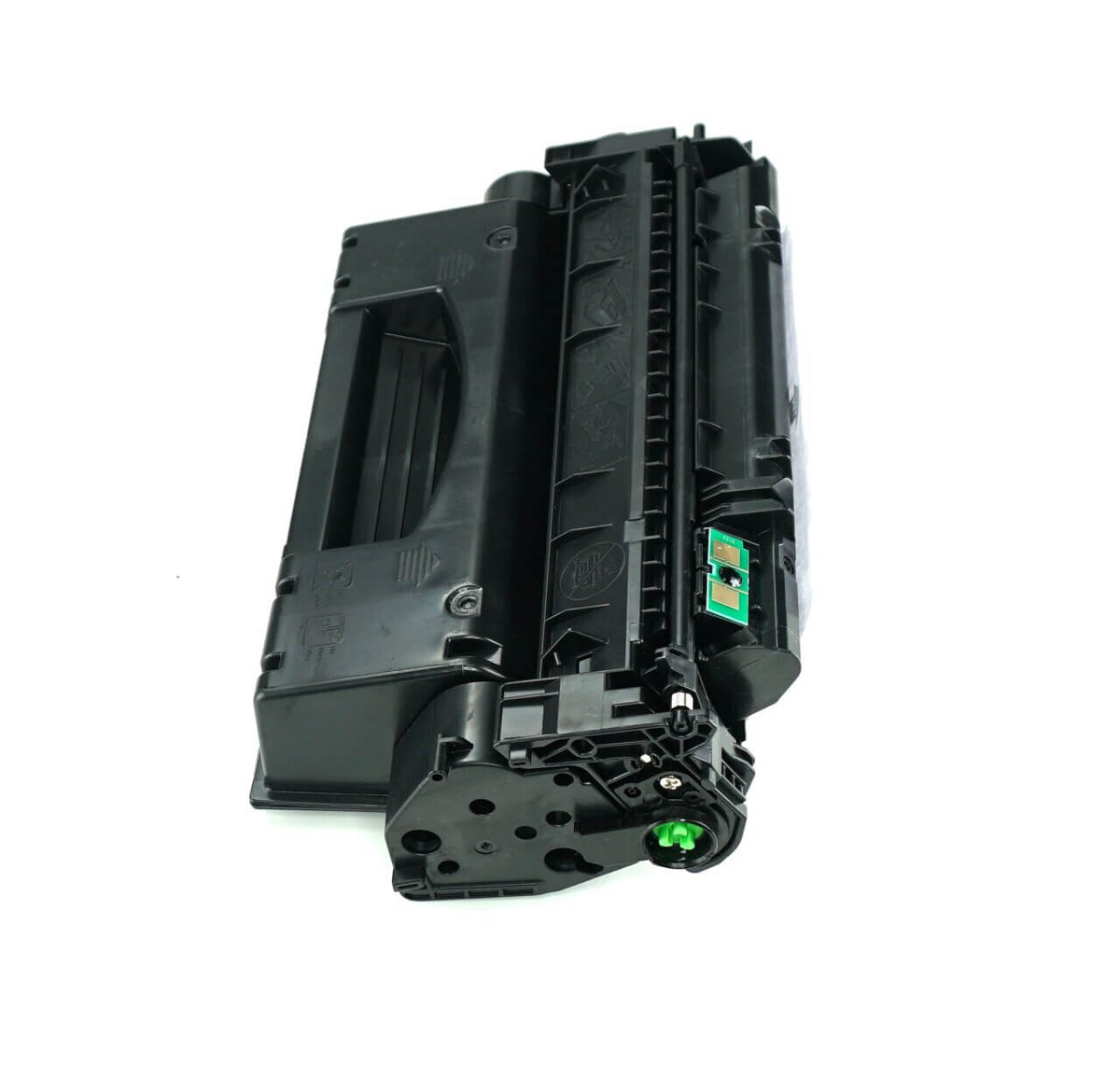 This is the side view of the Hewlett Packard 49X black replacement laserjet toner cartridge by NXT Premium toner