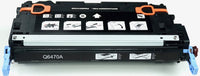 This is the back view of the Hewlett Packard 501A black replacement laserjet toner cartridge by NXT Premium toner