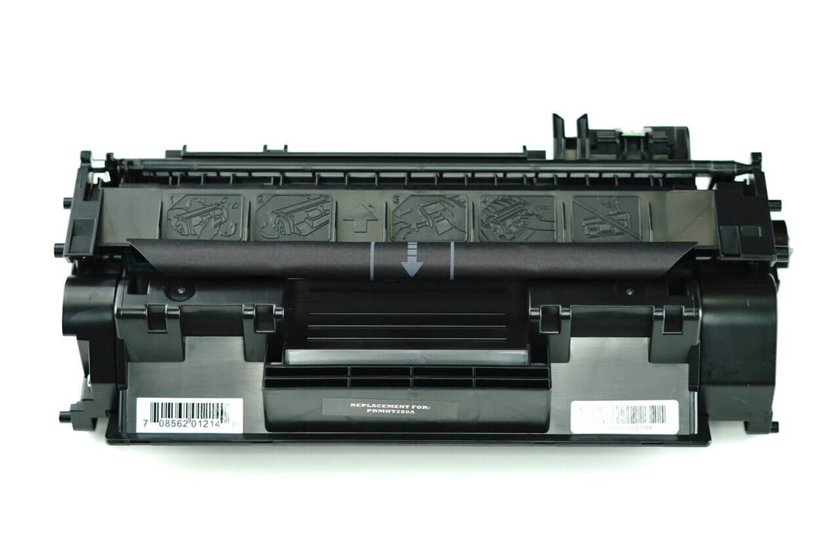 This is the front view of the HP 80A replacement laserjet toner cartridge by NXT Premium toner