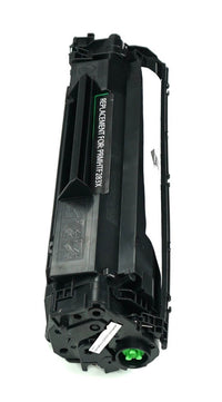 This is the second side view of the Hewlett Packard 83X black replacement laserjet toner cartridge by NXT Premium toner