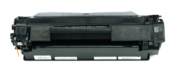 This is the front view of the Hewlett Packard 85X black replacement laserjet toner cartridge by NXT Premium toner