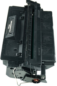 This is the right side view of the Hewlett Packard 96A black replacement laserjet toner cartridge by NXT Premium toner