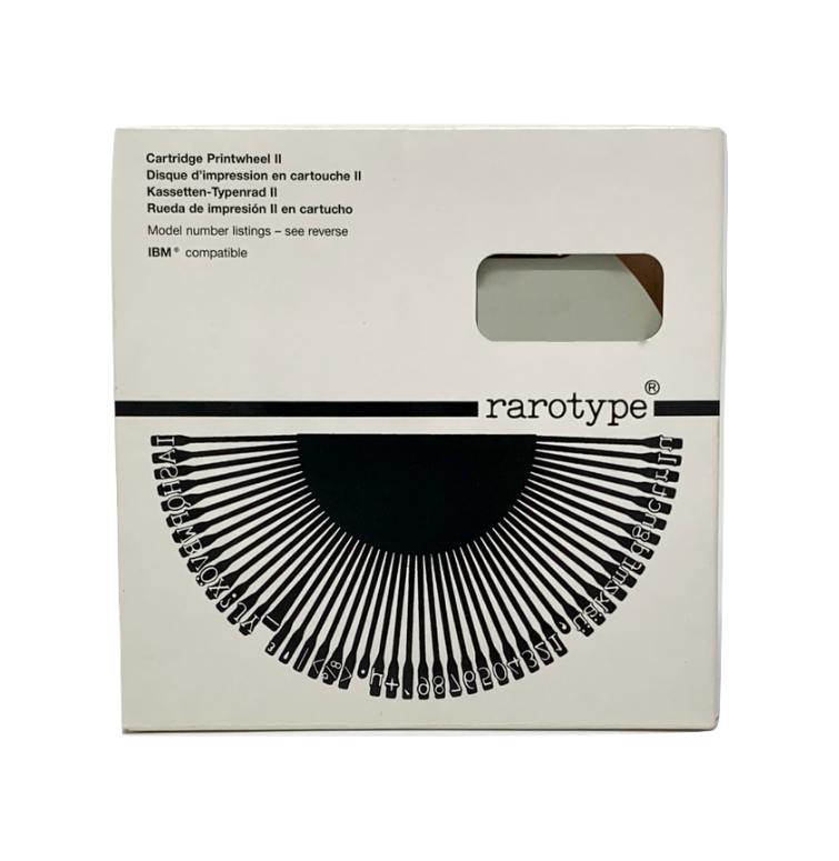 IBM Prestige Elite 12 Printwheel by Rarotype (Package)